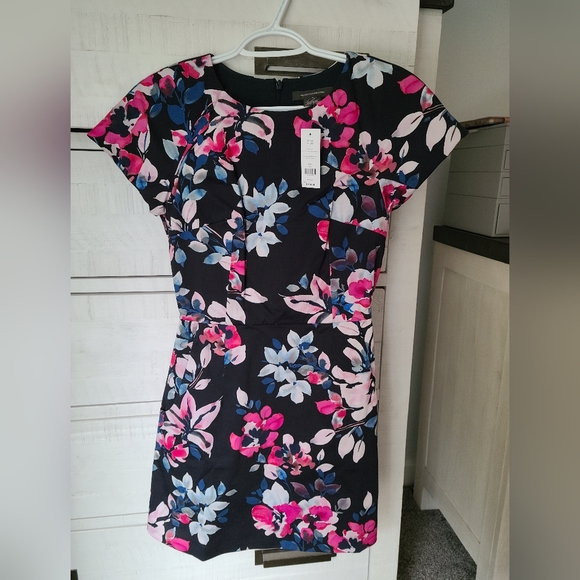 NWT French connection Linosa cotton fitted dress - Picture 2 of 3